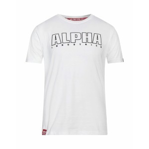 アルファインダストリーズ メンズ Tシャツ トップス T-shirts White