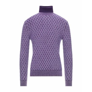 バランタイン メンズ ニット&セーター アウター Turtlenecks Purple