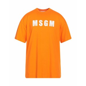 エムエスジイエム メンズ Tシャツ トップス T-shirts Orange