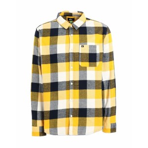 クイックシルバー メンズ シャツ トップス QS Camicia Motherfly Yellow