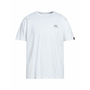 アルファインダストリーズ メンズ Tシャツ トップス T-shirts White