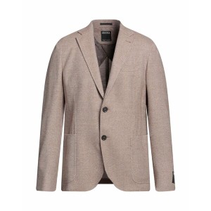 ゼニア メンズ ジャケット＆ブルゾン アウター Suit jackets Camel