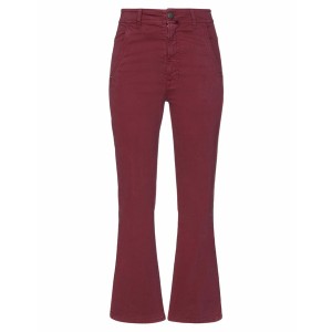 ハイ レディース カジュアルパンツ ボトムス Pants Burgundy