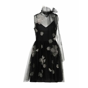 レッドヴァレンティノ レディース ワンピース トップス Short dresses Black