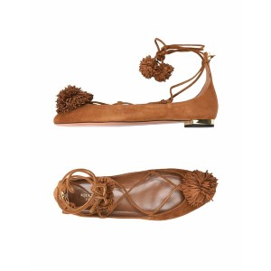 アクアズーラ レディース サンダル シューズ Ballet flats Camel