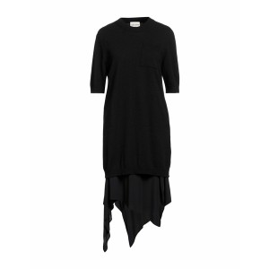 セミクチュール レディース ワンピース トップス Midi dresses Black