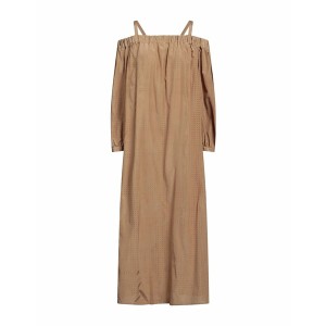 バランタイン レディース ワンピース トップス Midi dresses Camel