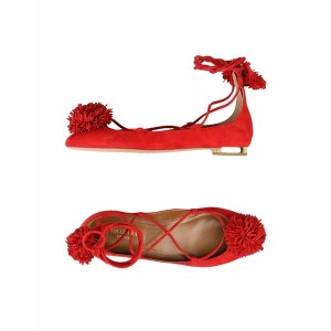 アクアズーラ レディース サンダル シューズ Ballet flats Red