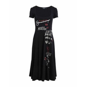 デジグアル レディース ワンピース トップス Midi dresses Black