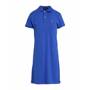 ラルフローレン レディース ワンピース トップス COTTON MESH POLO DRESS Blue