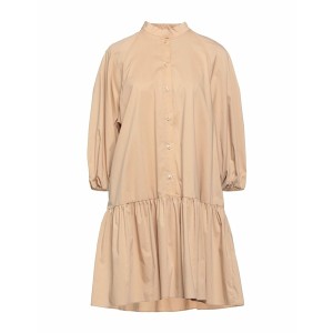 エマアンドガイア レディース ワンピース トップス Short dresses Sand