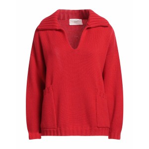 ソロトレ レディース ニット&セーター アウター Sweaters Red