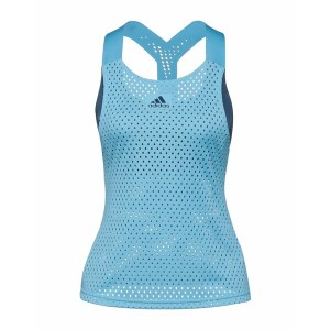 アディダス レディース カットソー トップス Tank tops Sky blue