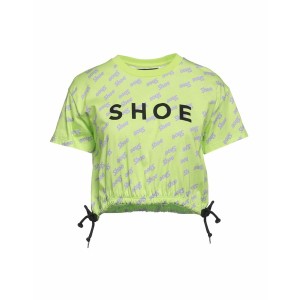 シュー レディース Tシャツ トップス T-shirts Acid green