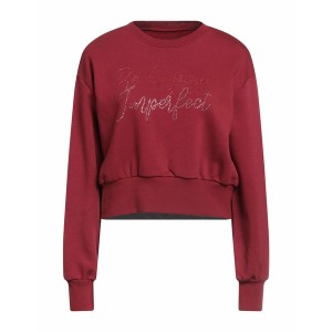 インパーフェクト レディース パーカー・スウェットシャツ アウター Sweatshirts Burgundy