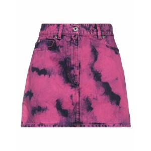 エムエスジイエム レディース スカート ボトムス Denim skirts Fuchsia