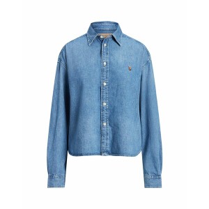 ラルフローレン レディース シャツ トップス Denim shirts Blue