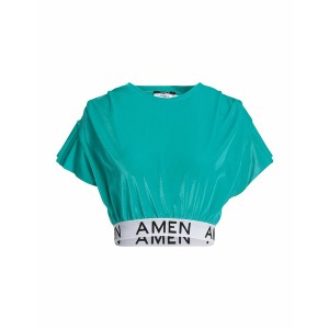 アーメン レディース Tシャツ トップス T-shirts Emerald green