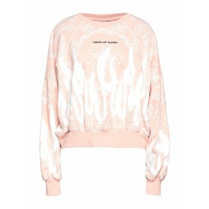 ヴィジョン・オブ・スーパー レディース パーカー・スウェットシャツ アウター Sweatshirts Pink