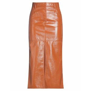 エムエスジイエム レディース スカート ボトムス Midi skirts Tan