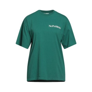 アリーズ レディース Tシャツ トップス T-shirts Emerald green