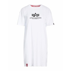 アルファインダストリーズ レディース Tシャツ トップス T-shirts White
