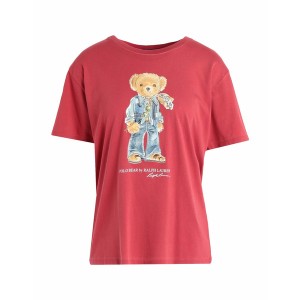 ラルフローレン レディース Tシャツ トップス T-shirts Red