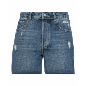 ボーイッシュ レディース カジュアルパンツ ボトムス Denim shorts Blue