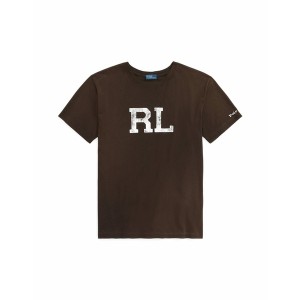 ラルフローレン レディース Tシャツ トップス RL LOGO JERSEY TEE Dark brown