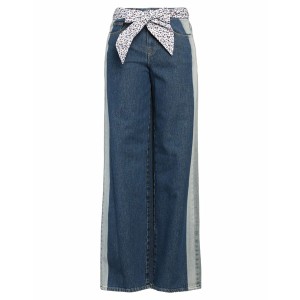 セミクチュール レディース デニムパンツ ボトムス Denim pants Blue