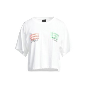 オーエムシー レディース Tシャツ トップス T-shirts White