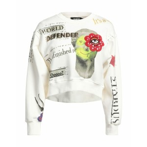 デジグアル レディース パーカー・スウェットシャツ アウター Sweatshirts Off white