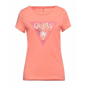 ゲス レディース Tシャツ トップス T-shirts Coral