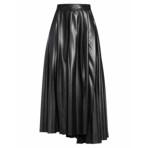 エムエスジイエム レディース スカート ボトムス Long skirts Black