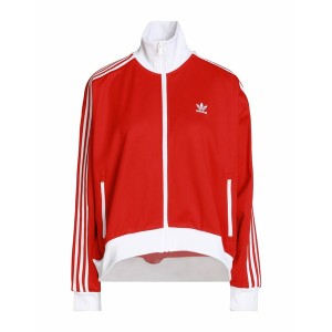 アディダスオリジナルス レディース パーカー・スウェットシャツ アウター OS TRACK TOP Red