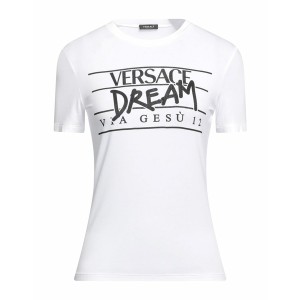 ヴェルサーチ レディース Tシャツ トップス T-shirts White