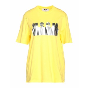 エムエスジイエム レディース カットソー トップス T-shirts Yellow