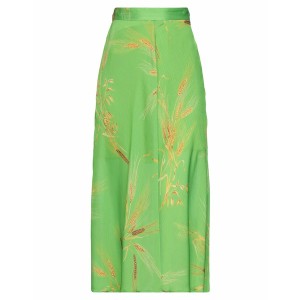 エムエスジイエム レディース スカート ボトムス Midi skirts Green