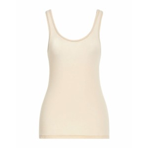 ソロトレ レディース カットソー トップス Tank tops Light yellow