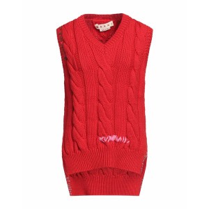 マルニ レディース ニット&セーター アウター Sweaters Red