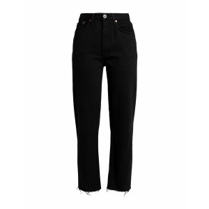 リダン レディース デニムパンツ ボトムス Denim pants Black