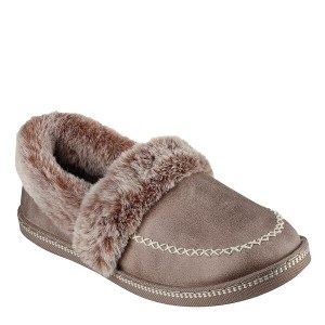 スケッチャーズ レディース サンダル シューズ Skechers Cozy Campfire - Let's Toast Slippers Taupe