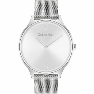 カルバンクライン レディース 腕時計 アクセサリー Ladies Calvin Klein Mesh Watch Silver