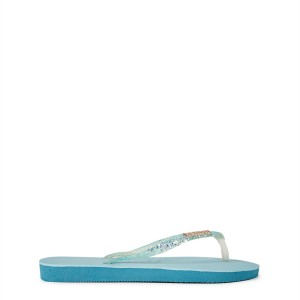 ハワイアナス レディース サンダル シューズ Havaianas SlimGlitt Ld33 Blue