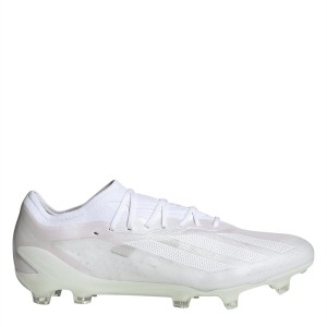 アディダス メンズ ブーツ シューズ x Crazyfast.1 Firm Ground Football Boots White/White