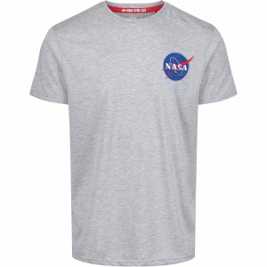 アルファインダストリーズ メンズ Tシャツ トップス Space Shuttle T-Shirt Grey