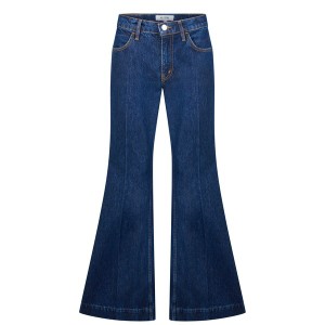 レッドワン レディース デニムパンツ ボトムス 70 Low Rise Bell Bottom Jeans Heritage Rinse