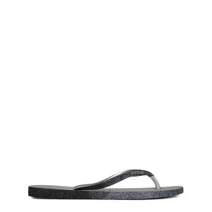 ハワイアナス レディース サンダル シューズ Sparkle Flip Flops Steel Grey