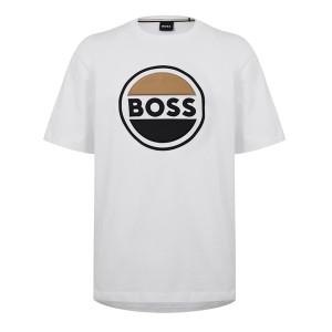 ボス メンズ Tシャツ トップス Boss Tessin 09 Tee Sn33 White 100