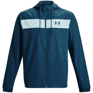 アンダーアーマー メンズ ジャケット＆ブルゾン アウター Sportstyle Windbreaker Jacket PetrolBlue